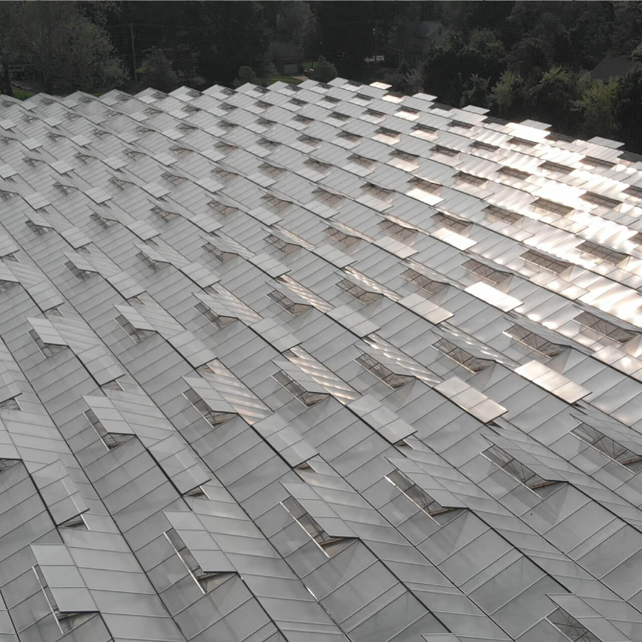 Overhead shot of conservatory