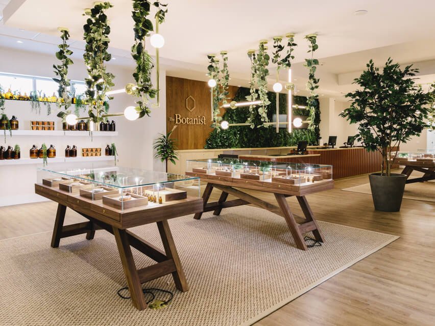 Botanist interior of store