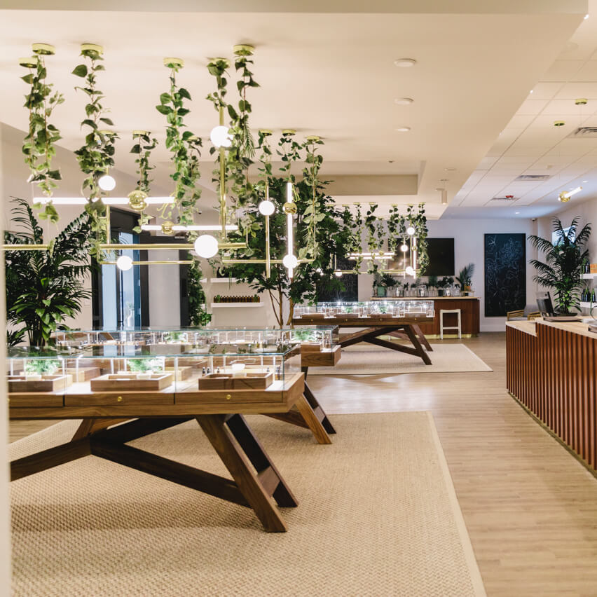 The Botanist interior