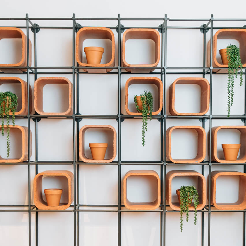 The Botanist interior wall with plants