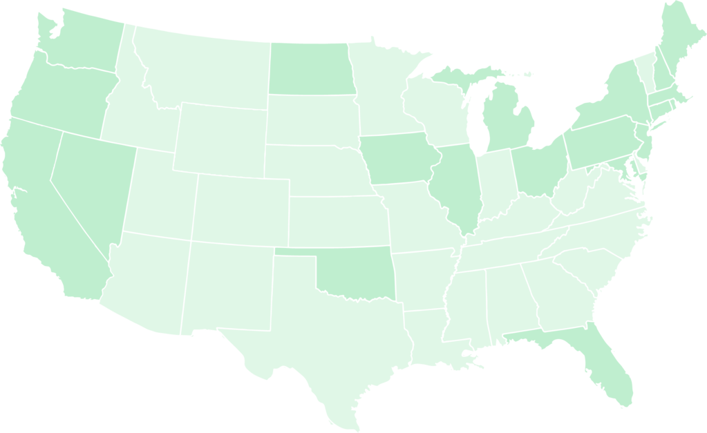 U.S. Map updated 1.10.20